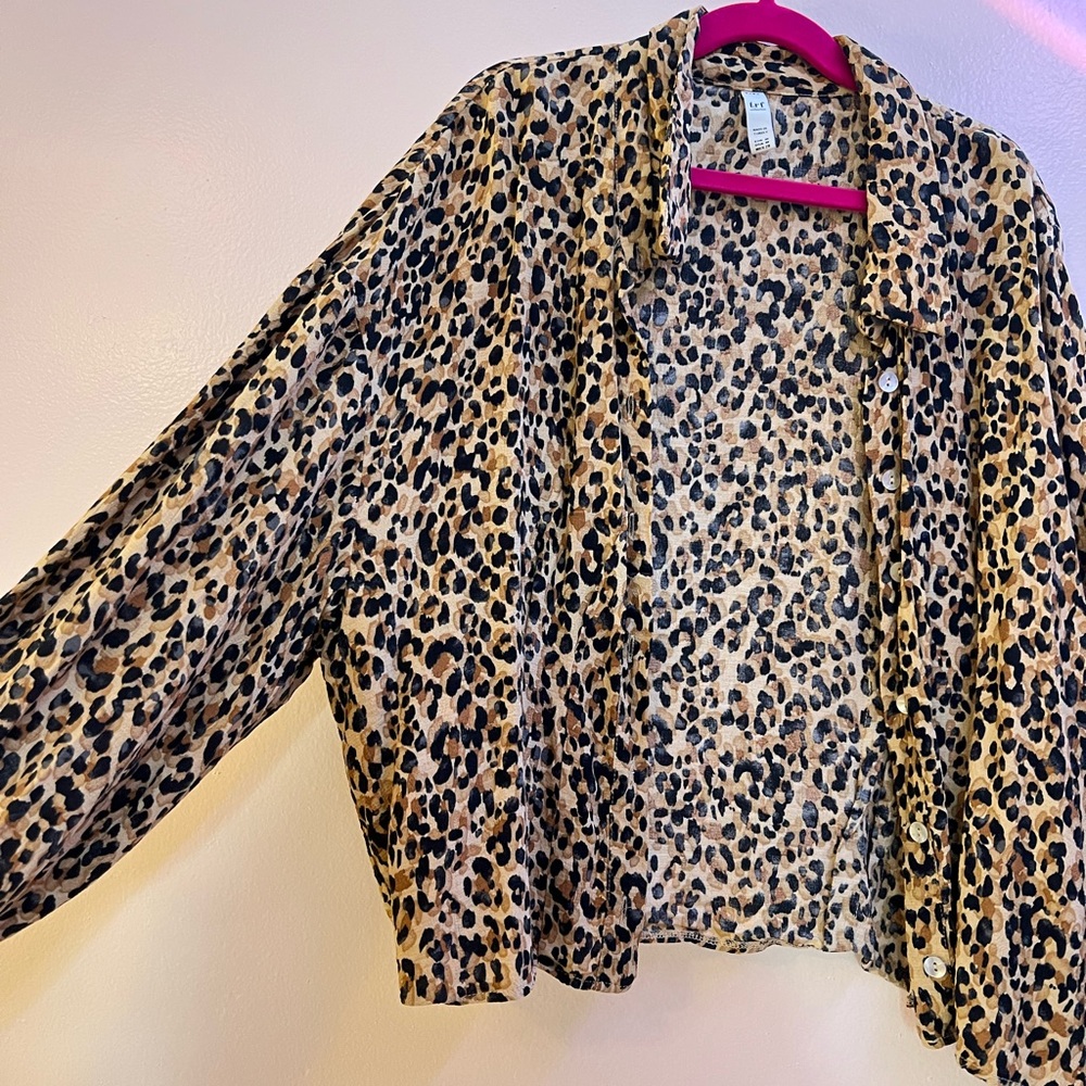 Leopard Print Cardigan